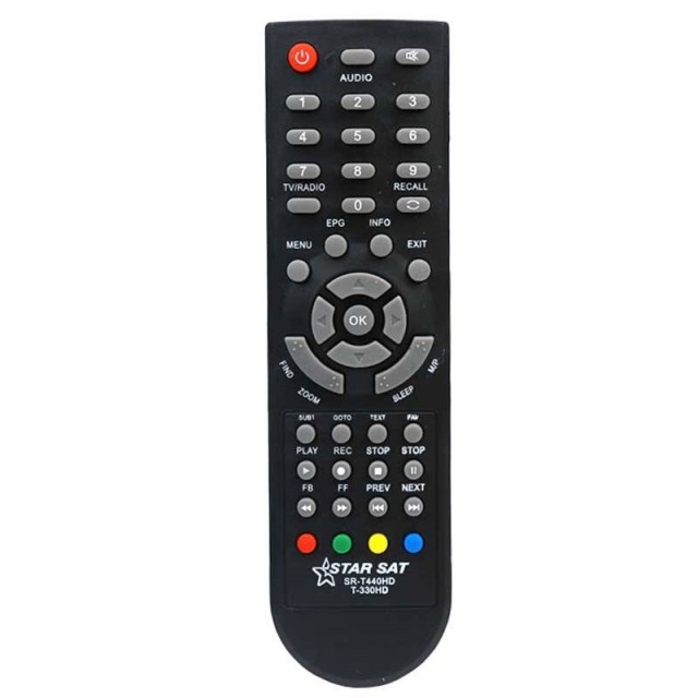 کنترل گیرنده دیجیتال StarSat SR-T440HD/T-330HD