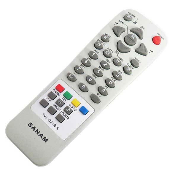 کنترل تلویزیون صنام ولوم بالا SANAM TVC-021R-A