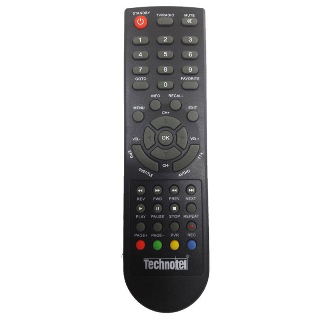 کنترل گیرنده تکنوتل Technotel ته گرد اصل