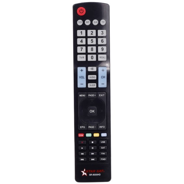 کنترل گیرنده StarSat SR-8000HD