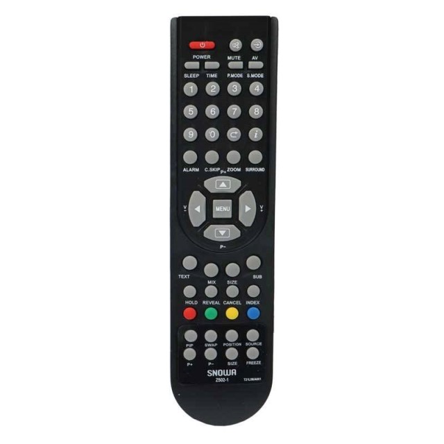 کنترل تلویزیون اسنوا SNOWA Z502-1
