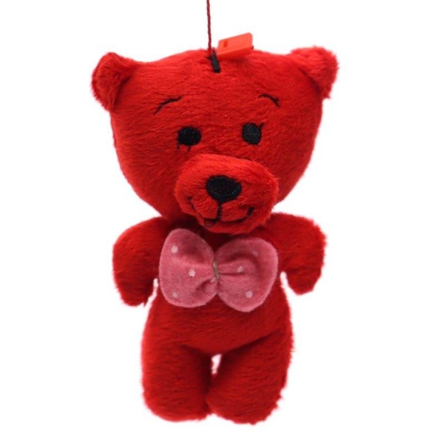 آویز خرس قرمز ایستاده 11سانتی متر