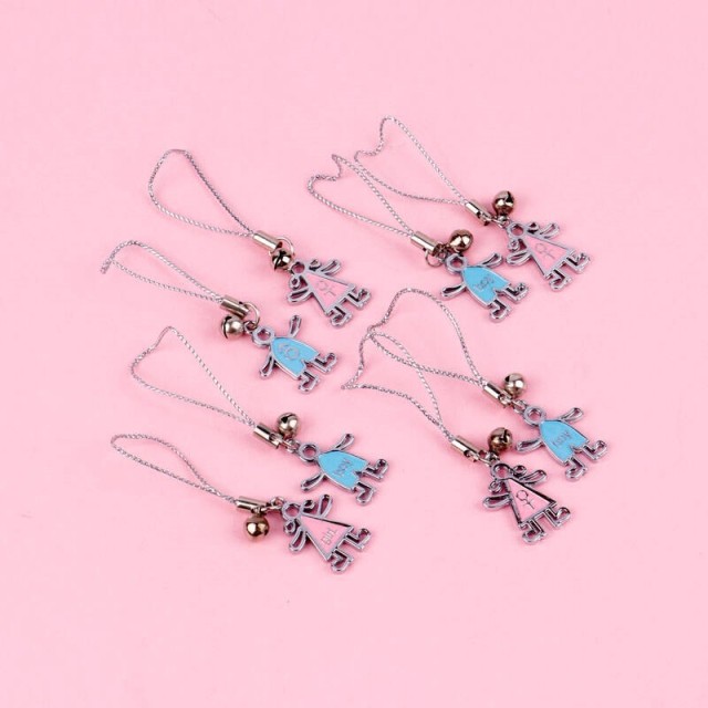 آویز فلش و موبایل طرح ست دختر پسر