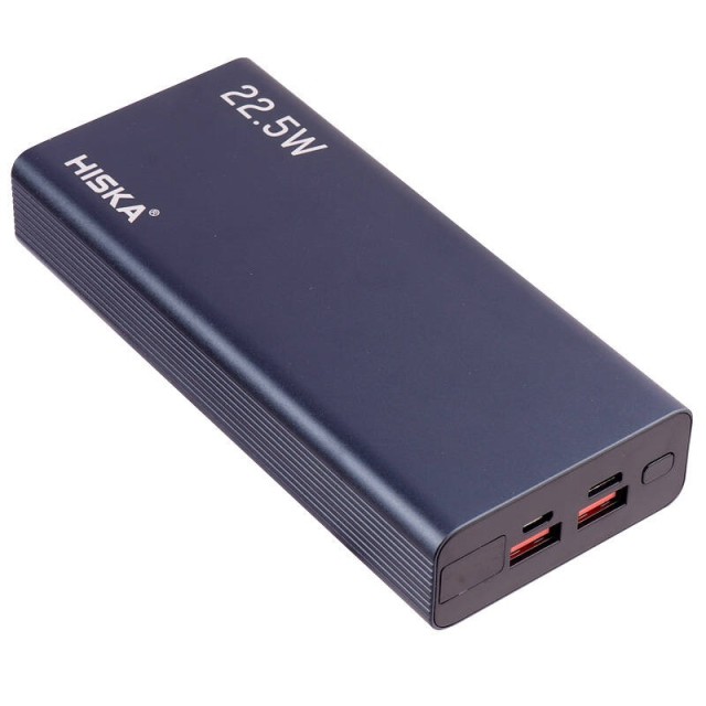 پاور بانک فست شارژ ۲۰۰۰۰ هیسکا Hiska QI-208PD PD 22.5W