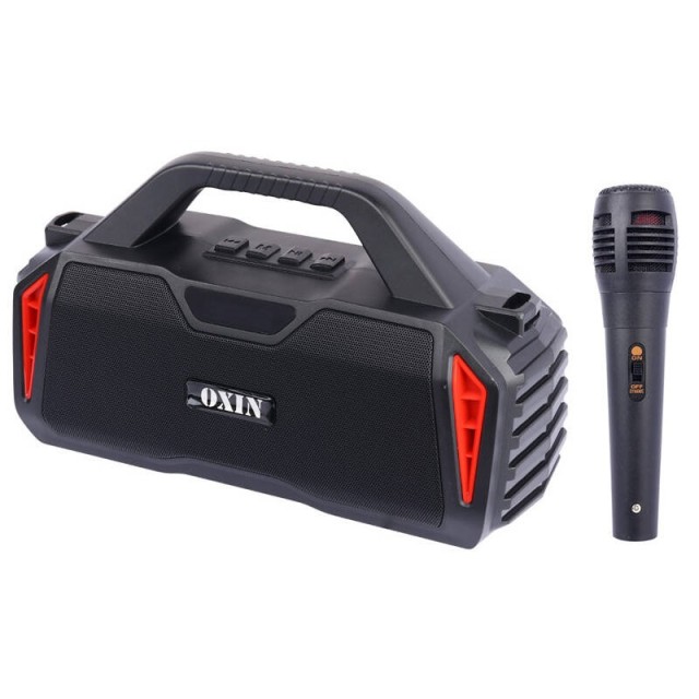 اسپیکر بلوتوثی رم و فلش خور Oxin AX140 + میکروفون