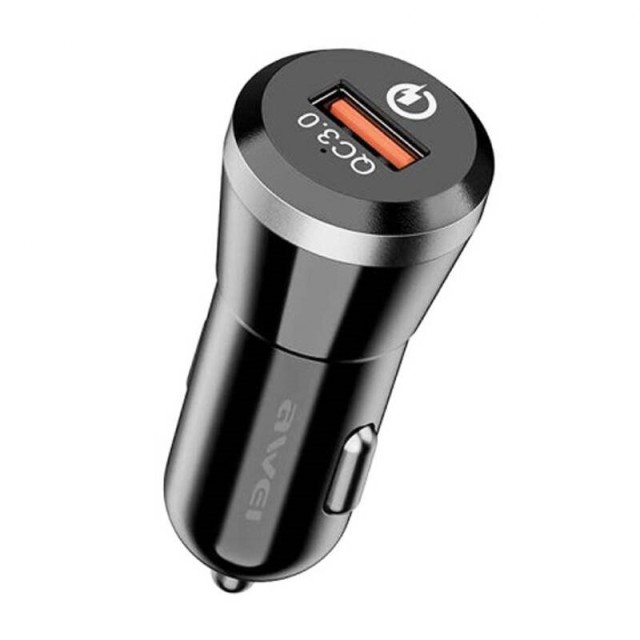 شارژر فندکی فست شارژ Awei C-825 QC3.0 3A PD