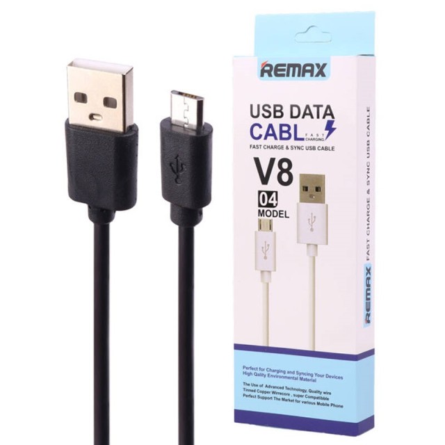 کابل میکرو یو اس بی فست شارژ Remax V8-04 1m
