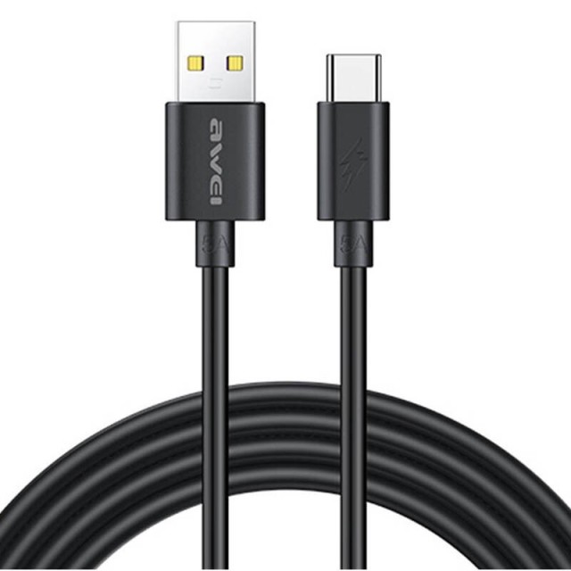 کابل تایپ سی فست شارژ Awei CL-110T 5A 1m