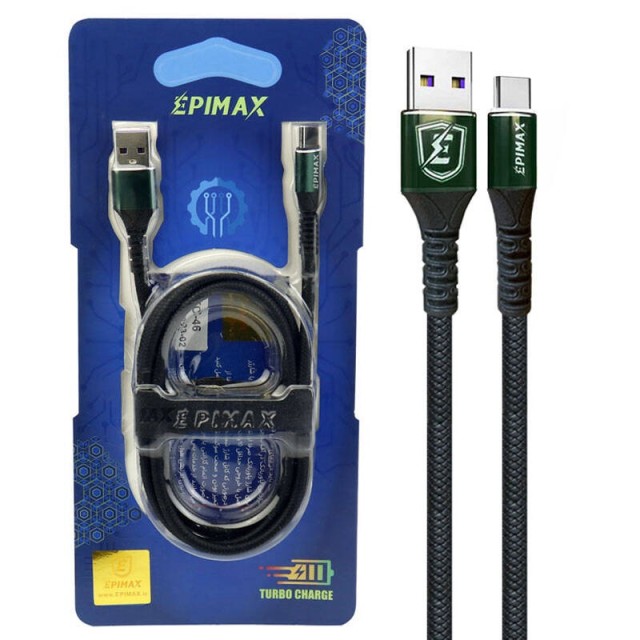 کابل تایپ سی فست شارژ Epimax EC-46 7A 1m