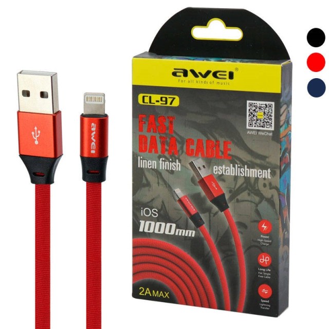 کابل آیفونی Awei CL-97 2A 1m
