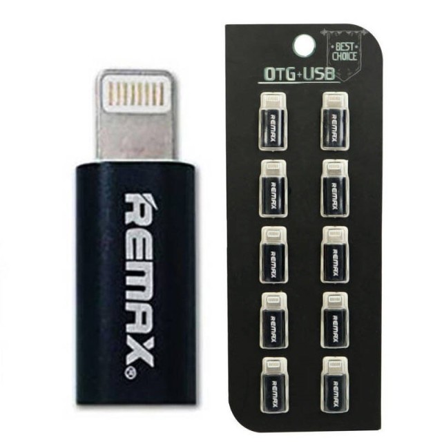 تبدیل Remax MicroUSB To Lightning بسته ۱۰ عددی