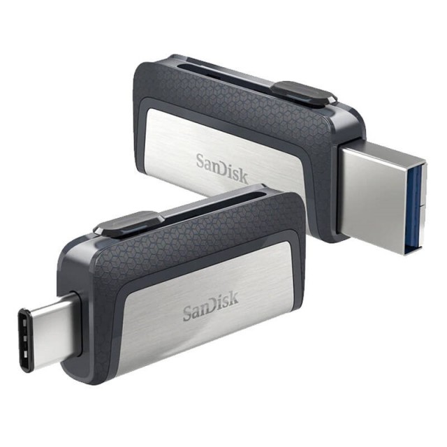 فلش ۶۴ گیگ سن دیسک SanDisk Ultra Dual Drive OTG Type-C USB3.1