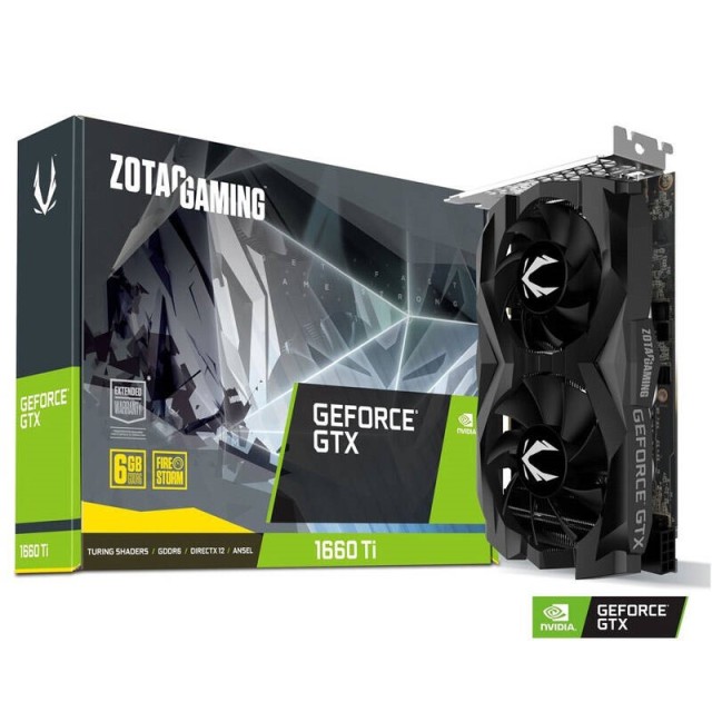 کارت گرافیک ZOTAC GeForce GTX1660 Ti 6GB GDDR6 192Bit