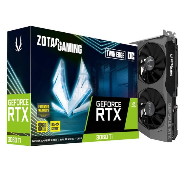 کارت گرافیک Zotac Gaming GeForce RTX3060 Ti Twin Edge OC 8GB GDDR6 256Bit
