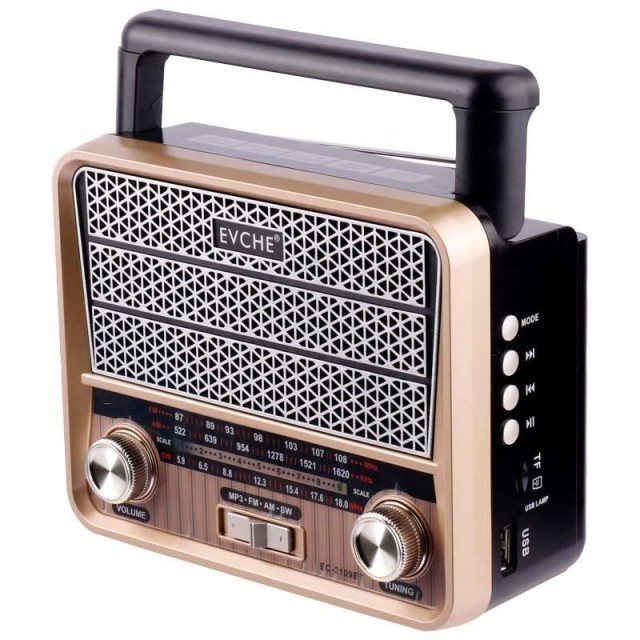 رادیو اسپیکر بلوتوثی رم و فلش خور Evche EC-2109BT