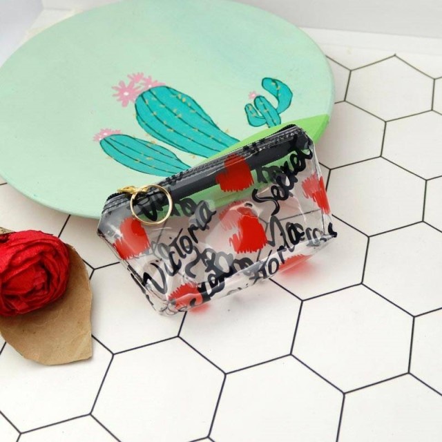 کیف هندزفری طلقی سه گوش میکس