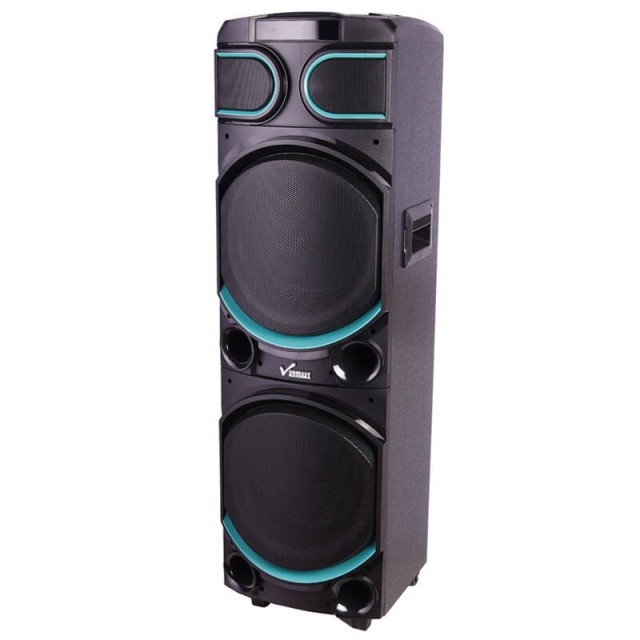 اسپیکر چمدانی بلوتوثی رم و فلش خور Vanmaax MAX-1400 + میکروفون و ریموت کنترل