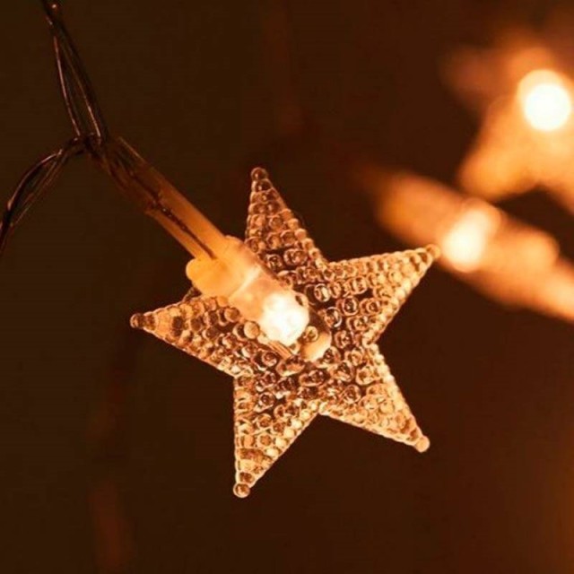 ریسه طرح ستاره برفی آفتابی طول 7 متر