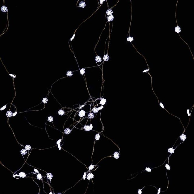 ریسه طرح دانه برف باتری خور مهتابی ۳٫۵ متری