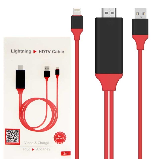 کابل (IPhone to HDMI 2m (MHL