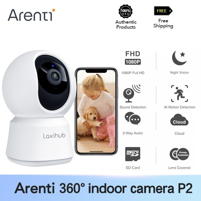 دوربین نظارتی هوشمند آرنتی Arenti Laxihub P2 1080p Indoor Pan Tilt Privacy Camera