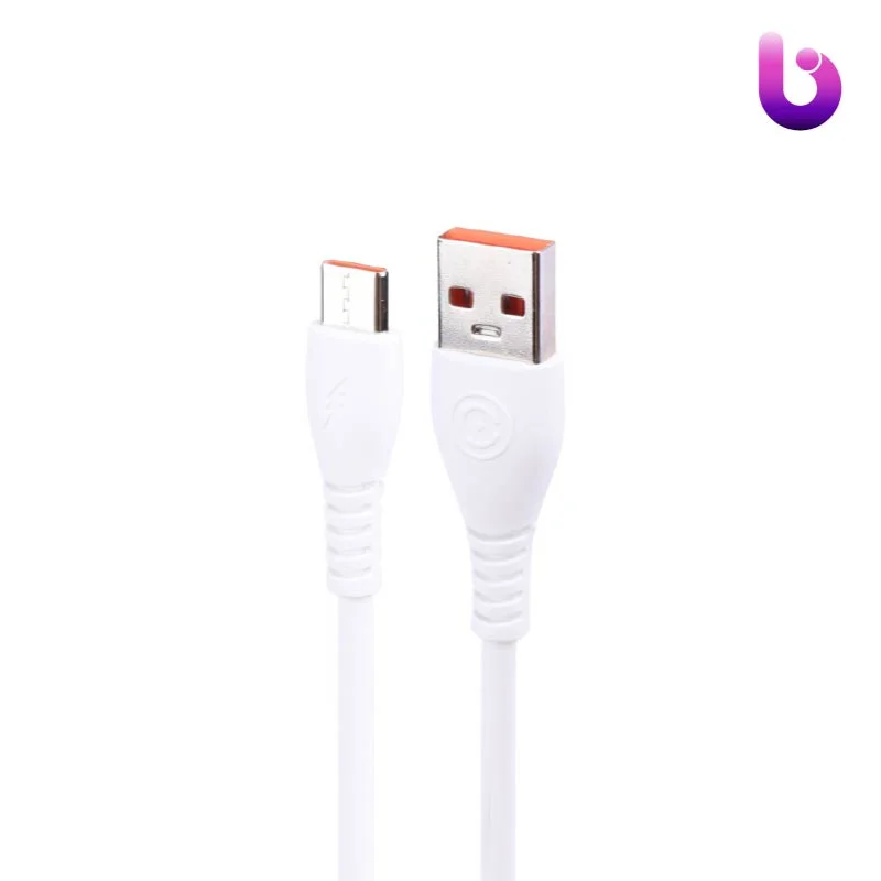 کابل تایپ سی فست شارژ Caza X01 2.4A 86cm