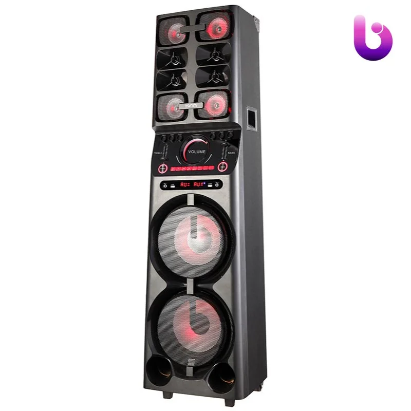 اسپیکر خانگی ایستاده TSCO Trolley TS 2096 + میکروفون و ریموت کنترل