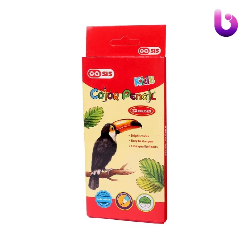 مداد رنگی 12 رنگ اوسیس Oasis