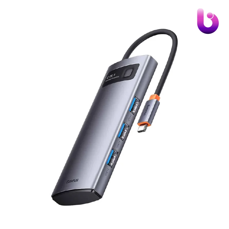 هاب Baseus Starojy Metal Gleam Series WKWG070013 USB3.0/Type-C To Type-C