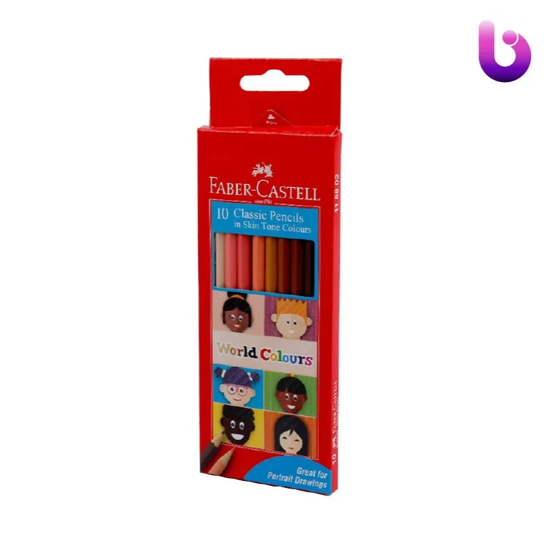 مداد رنگی 10 رنگ فابر کاستل Faber-Castell 115802