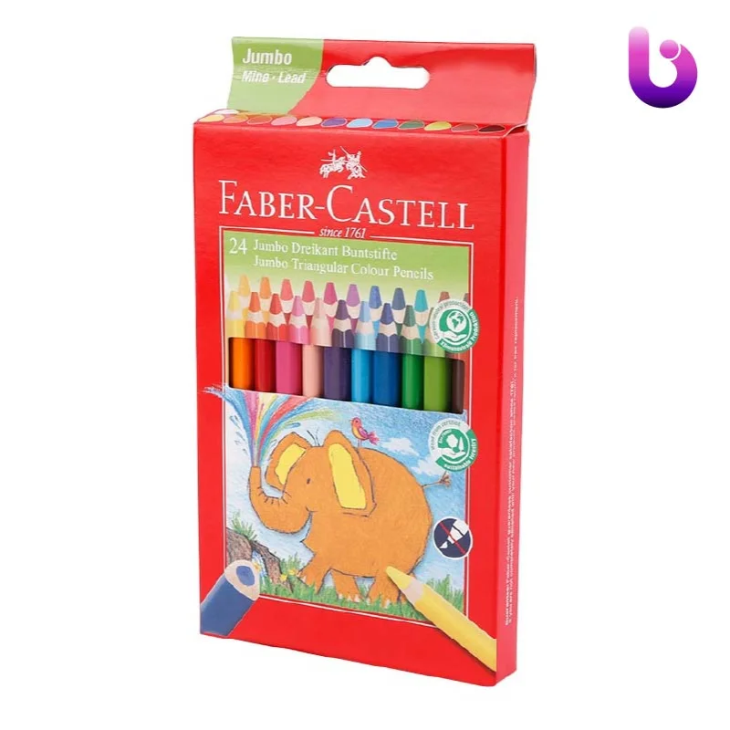 مداد رنگی 24 رنگ فابر کاستل Faber-Castell 116524