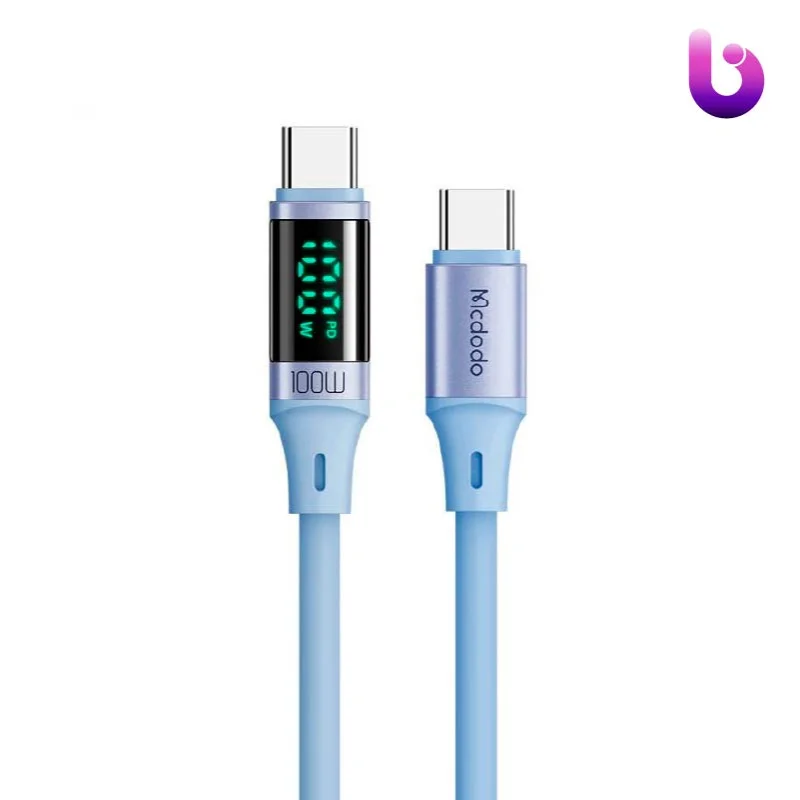 کابل تبدیل فست شارژ Mcdodo CA-1942 Type-C To Type-C PD 100W 5A 1.2m