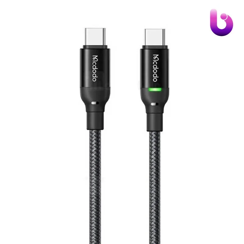 کابل تبدیل فست شارژ Mcdodo CA-2730 Type-C To Type-C PD 100W 5A 1.2m