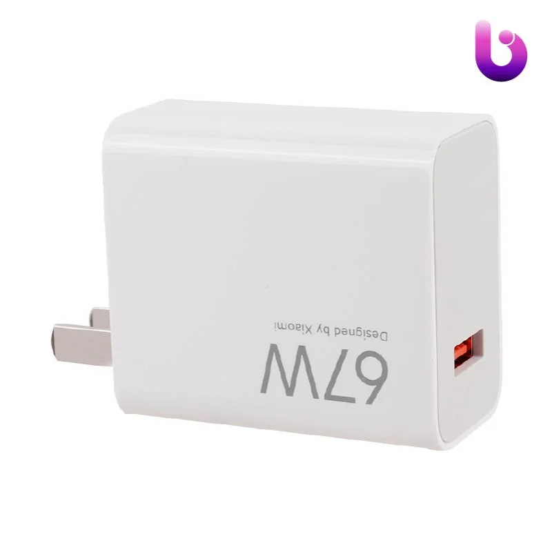 کلگی شارژ Xiaomi MDY-12-EF 6.2A 67W سرجعبه