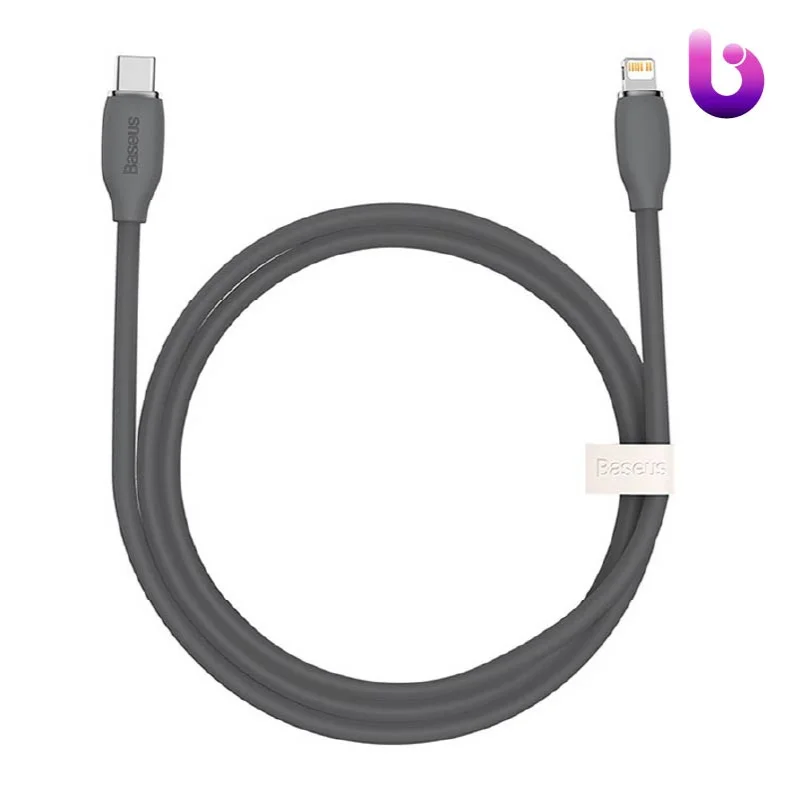 کابل تبدیل فست شارژ Baseus CAGD02000 Type-C To Lightning PD 20W 2.4A 1.2m