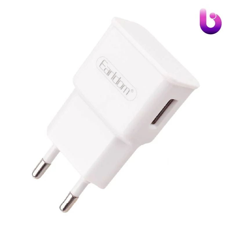 شارژر دیواری Earldom ES-EU7 2.1A 10.5W + کابل میکرو یو اس بی