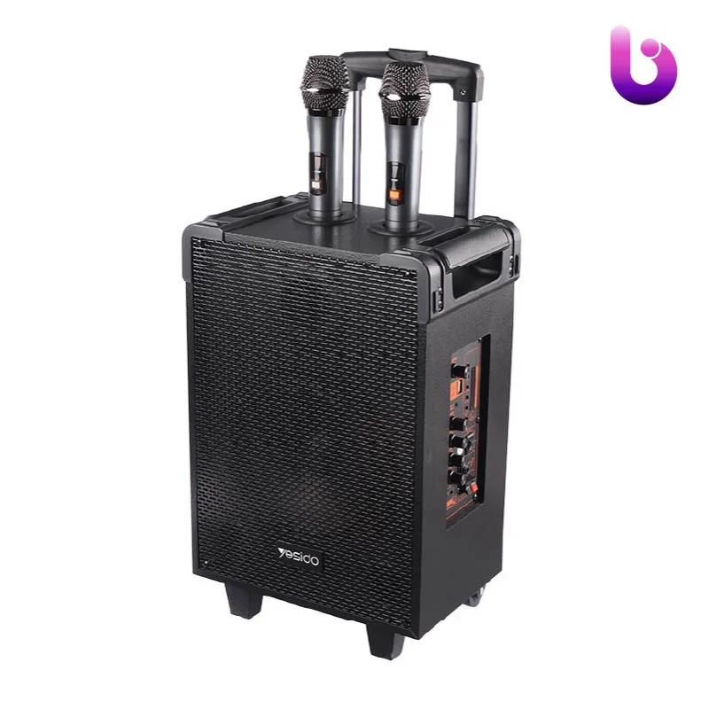 اسپیکر چمدانی بلوتوثی رم و فلش خور Yesido YSW15 + میکروفون و ریموت کنترل