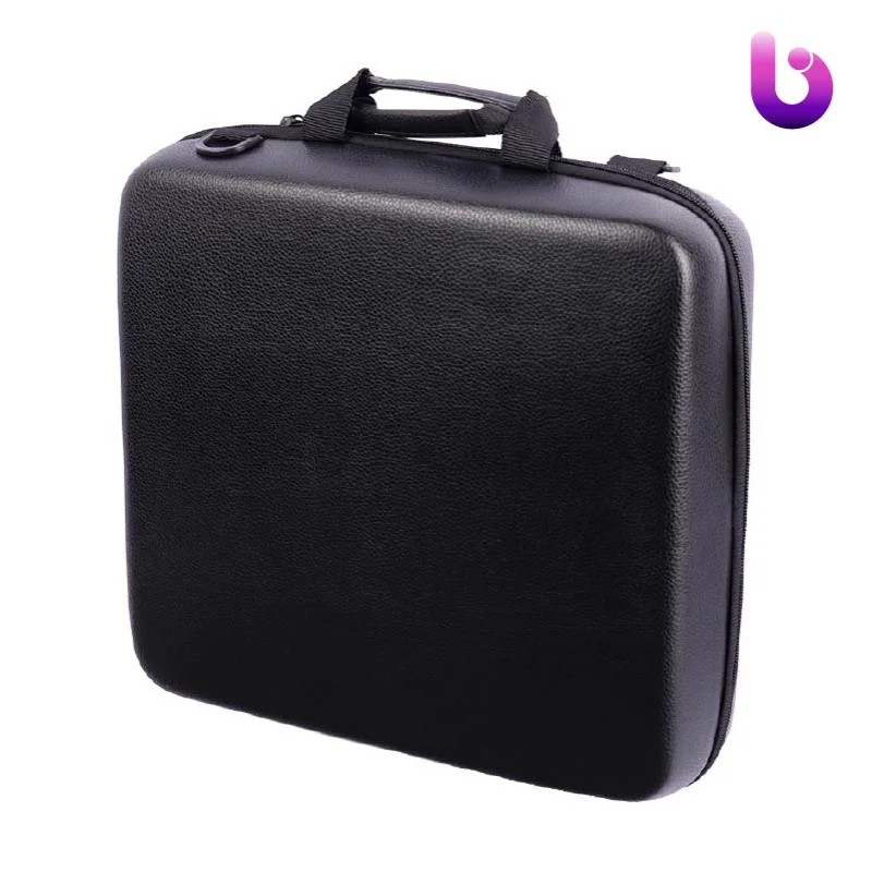 کیف کنسول بازی PS4 چرمی طرح Play Station 4 زمینه مشکی کد 1