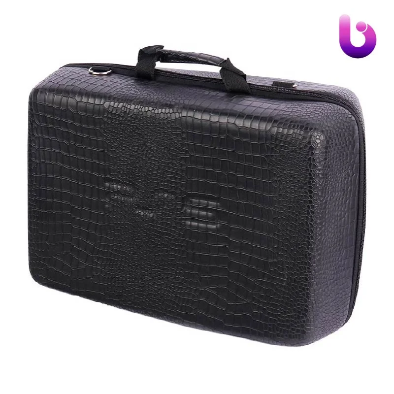 کیف کنسول بازی PS5 چرمی پوست ماری مشکی