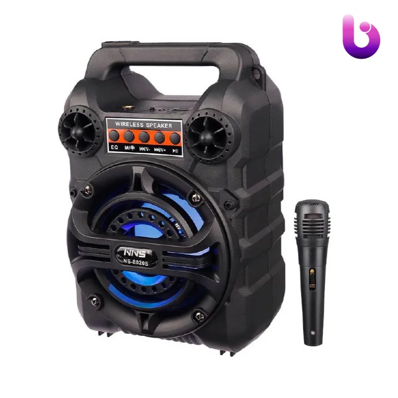 اسپیکر بلوتوثی رم و فلش خور خورشیدی NNS NS-8020S + میکروفون