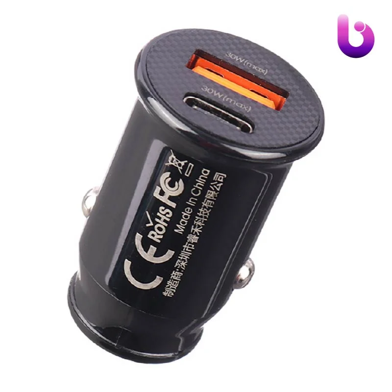 شارژر فندکی فست شارژ Remax RCC231 QC PD 4.5A 30W