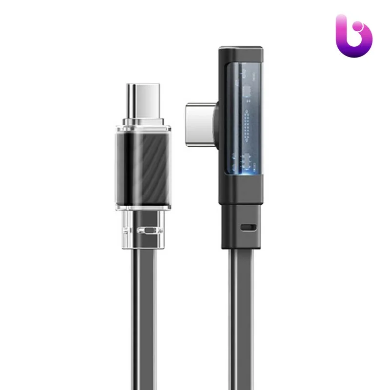 کابل تبدیل فست شارژ Mcdodo CA-345 Type-C to Type-C 3.25A PD 65W 1.2m یکسر L