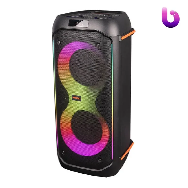 اسپیکر چمدانی بلوتوثی رم و فلش خور Kimiso QS-4222 + میکروفون و ریموت کنترل