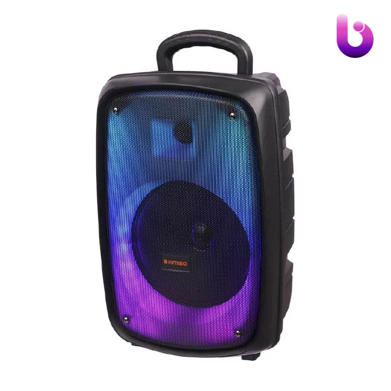 اسپیکر بلوتوثی رم و فلش خور Kimiso QS-6808 + میکروفون و ریموت کنترل