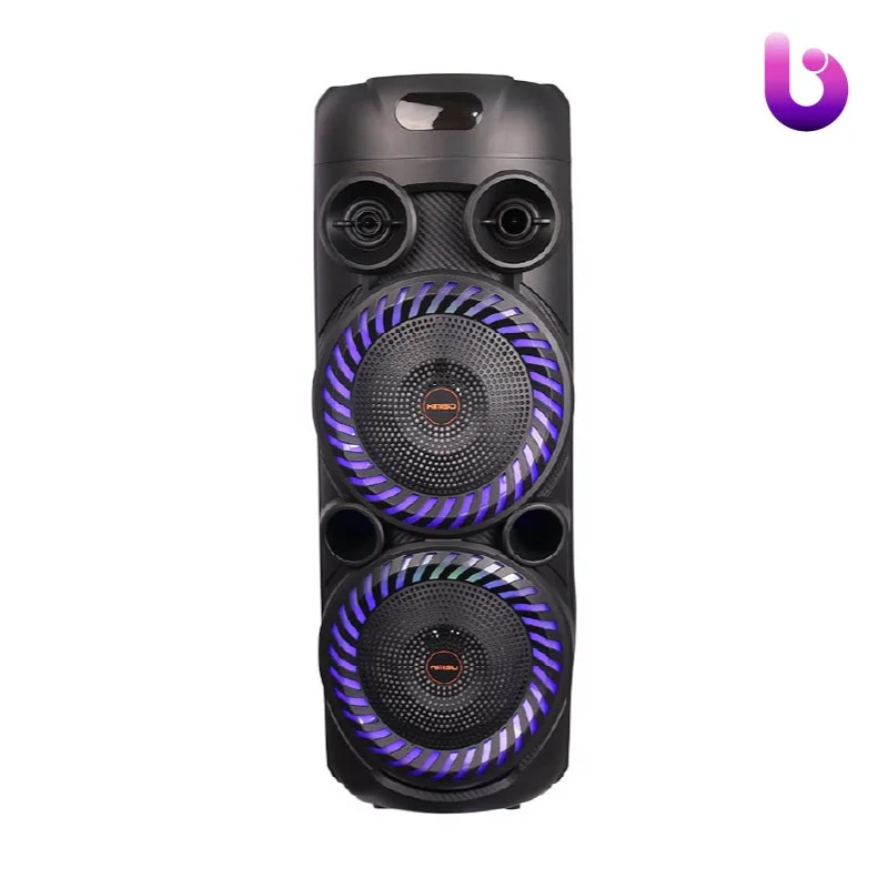 اسپیکر چمدانی بلوتوثی رم و فلش خور Kimiso QS-4225 + میکروفون و ریموت کنترل