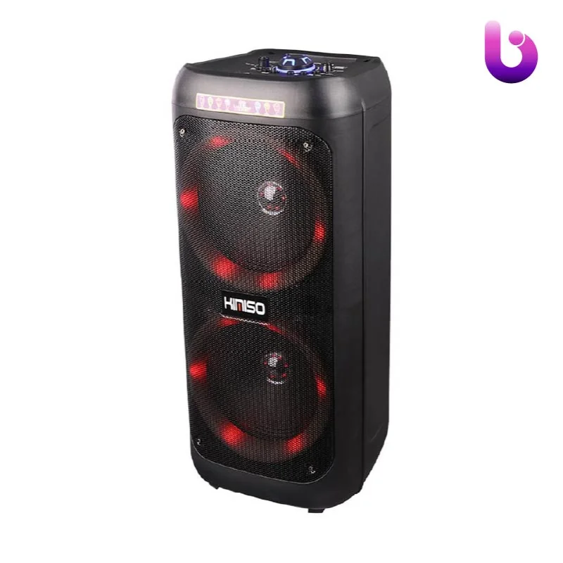 اسپیکر چمدانی بلوتوثی رم و فلش خور Kimiso QS-82 + میکروفون و ریموت کنترل