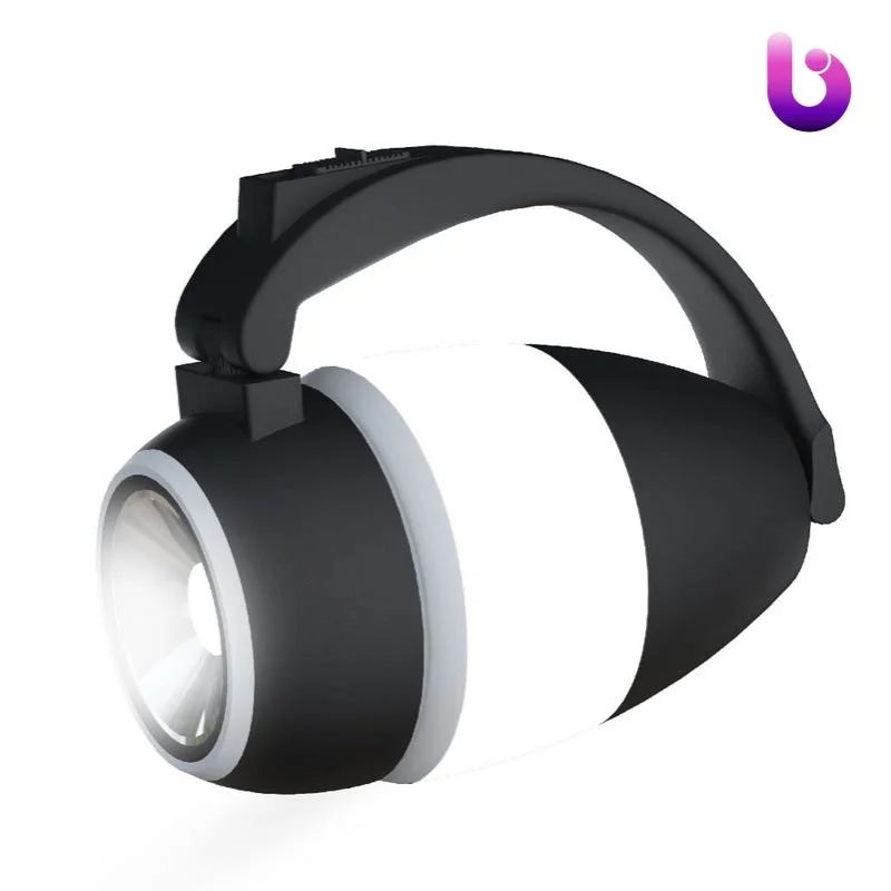 چراغ مطالعه و چراغ قوه دو کاره پرودو Porodo 2 in 1 Compact Outdoor Lantern PD-LS2IN1DLT برد 80 متر