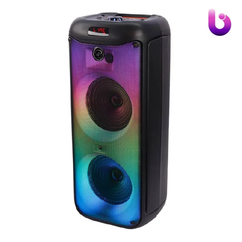 اسپیکر چمدانی بلوتوثی رم و فلش خور XP-Product XP-M1216A + میکروفون و ریموت کنترل