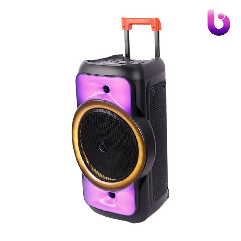 اسپیکر چمدانی بلوتوثی رم و فلش خور XP-Product XP-M1217A + میکروفون و ریموت کنترل