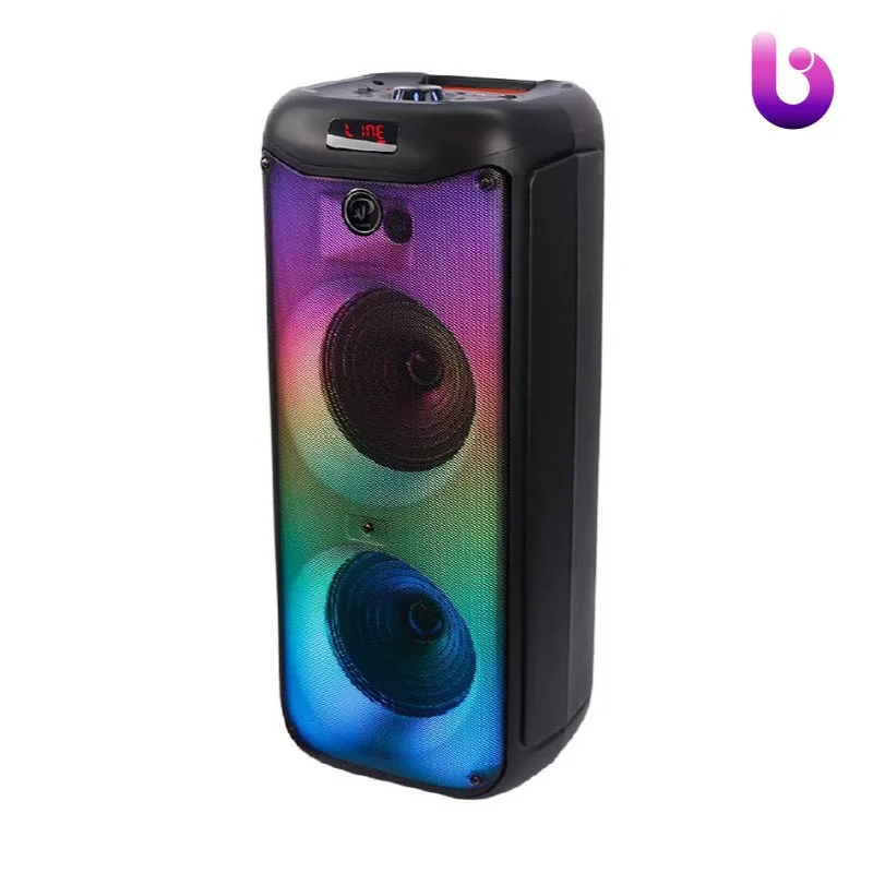 اسپیکر چمدانی بلوتوثی رم و فلش خور XP-Product XP-M1214A + میکروفون و ریموت کنترل